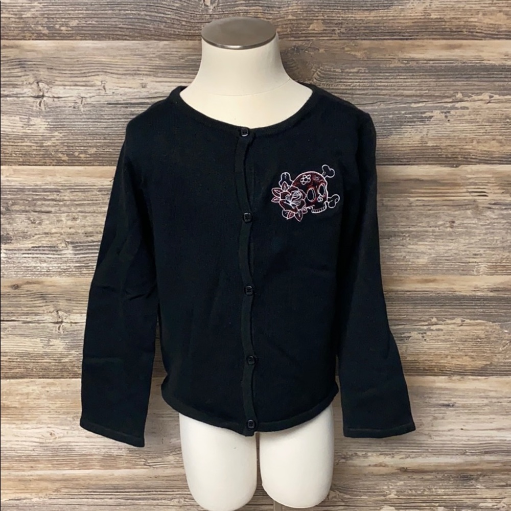 Ready Steady GO! Sugar Skull N' Rose Cardigan NWT